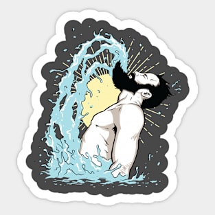 Beard Flip Sticker